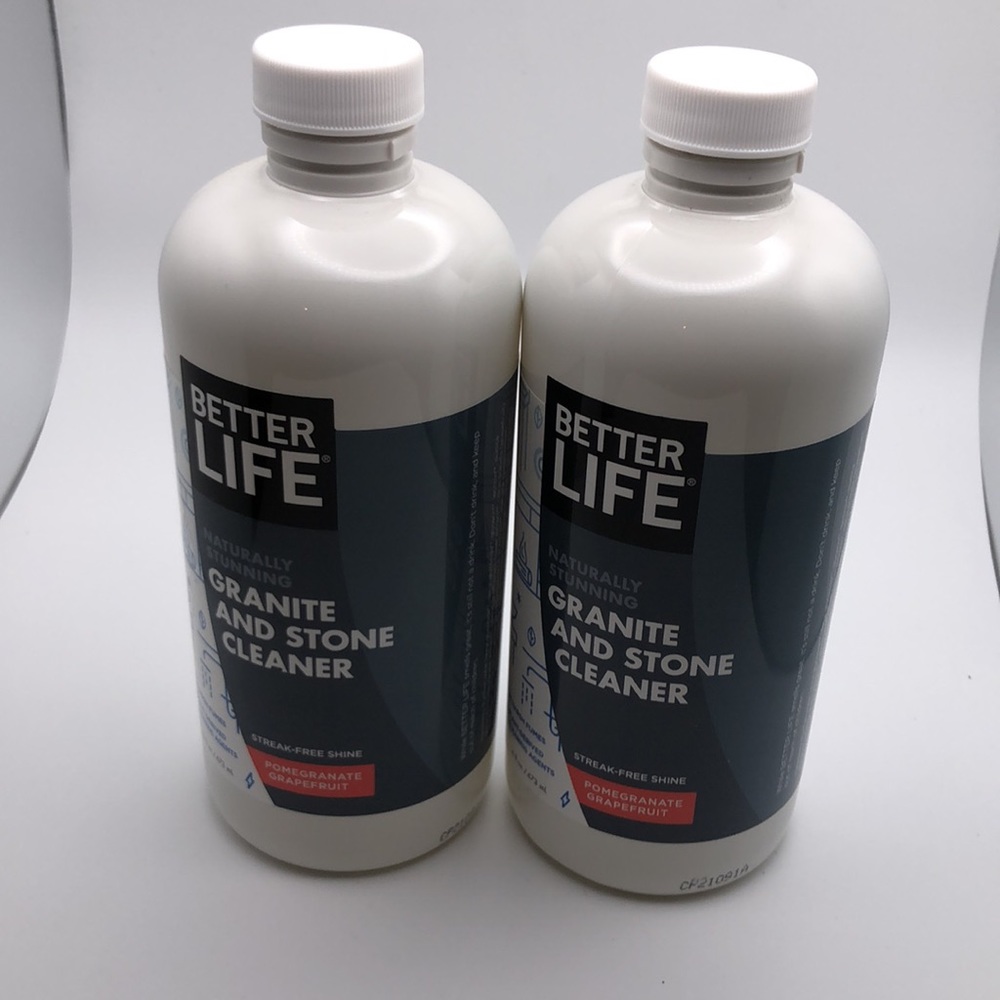 2 Better Life Streak Free Shine Granite & Stone Cleaner Pomegranate Grapefruit